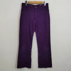 Wrangler ラングラー カラーパンツ フレア ブーツカット Y2K 古着 VINTAGE パープル系 32-4 F99のサムネイル