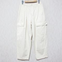 極美品】エトレトウキョウ 2way サイドジップミリタリーパンツ S 白