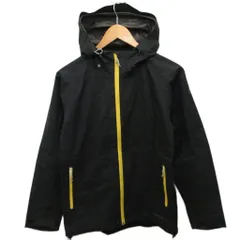 エーグル AIGLE GORE-TEX ジャケット ブルゾン フード ラグラン 防水 S 黒 ブラック 黄 イエロー 8604-01450 ■IBO91のサムネイル