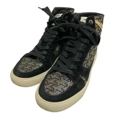 良品 ZADIG & VOLTAIRE ザディグエヴォルテール HIGH FLASH METAL MONOGR ハイカット スニーカー 39 24.5cm相当 ブラック レディース 古着 中古 USEDのサムネイル