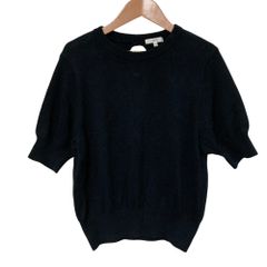 yori ヨリ バックリボンショートスリーブニット ブラック38 - メルカリ