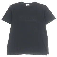 極美品□SAINT LAURENT PARIS サンローランパリ 631857 フロントロゴプリント ショートスリーブ 半袖Ｔシャツ ブラック XS イタリア製 正規品 メンズのサムネイル