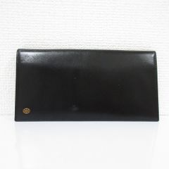 カルティエ Cartier 金パシャ ブラックカーフ製長財布 小銭入れ付き