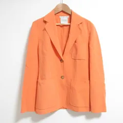 良品 CELINE セリーヌ FINITION MAIN ストレッチ テーラードジャケット 36 オレンジ レディース 古着 中古 USEDのサムネイル