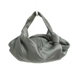 良品 THE ROW ザロウ Ascot Two Hand Bag アスコット サテン ハンドバッグ グレー  レディース 古着 中古 USEDのサムネイル
