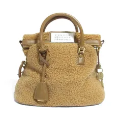 Maison Margiela11 メゾンマルジェラ 5AC ボア ハンドバッグ ショルダーバッグ S56WG0082 ブラウン レディース 古着 中古 USEDのサムネイル