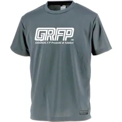 grande(グランデ) GRFP.ドライメッシュTシャツ フットサル 半袖Tシャツ (gfph22002-1701)、D.GRY/WHTのサムネイル