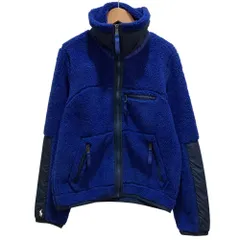 良品 POLO RALPH LAUREN ポロラルフローレン フリースジャケット ブルゾン S ブルー レディース 古着 中古 USEDのサムネイル