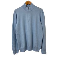 美品クリーニング済】GRAN SASSOミントブルーウールタートルセーター52