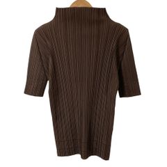 イッセイミヤケ pleats please プリーツトップス ハイネック - メルカリ