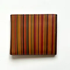 ポールスミス　Paul Smith 二つ折り財布　マルチストライプ　ヴィンテージ　美品