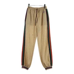 GUCCI (グッチ) 21AW インターロッキングGテクニカルジャージーパンツ 655198 XJDFF ベージュのサムネイル
