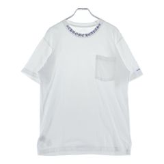 正規品CHROME HEARTS ネックロゴ ホワイト M パープル - メルカリ