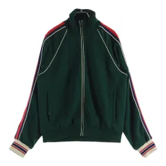 GUCCI (グッチ) GG柄 ジャガード ジップアップトラックジャケット グリーン 662270 XJDE9のサムネイル