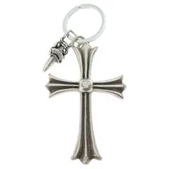 CHROME HEARTS (クロムハーツ) CH CRS LG&No5 DGGR ラージクロス #5ダガーキーリング シルバーのサムネイル