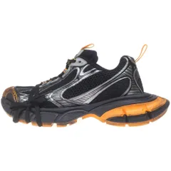 BALENCIAGA (バレンシアガ) 3XL SNEAKER スリーエックスエル ユーズド加工 メッシュ ローカットスニーカー ブラック/オレンジ 734734のサムネイル