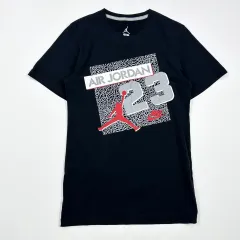 (レディース Sサイズ) NIKE ジョーダン プリンティング 半袖Tシャツ ブラックのサムネイル