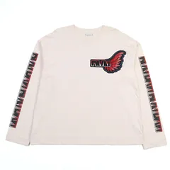 美品○DRIES VAN NOTEN ドリスヴァンノッテン 23SS HEGLAND PR EMB 6603 M.K.JERSEY コットン100% DVN刺繍 クルーネック カットソー 長袖Ｔシャツ ライトピンク S 正規品 メンズのサムネイル