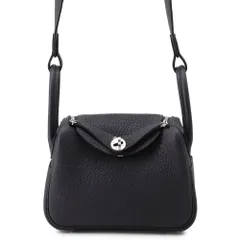 エルメス ハンドバッグ リンディ ミニ キャバン/シルバー金具 トリヨンクレマンス G刻印 HERMES バッグ 2wayショルダーバッグのサムネイル