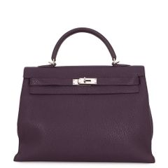 HERMES エルメス ケリー28 シェーブルコロマンデル シクラメン 新型 