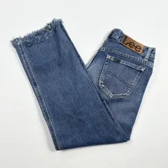 (27) LEE リー ジャパン レディース ストレート カッティング デニムパンツ