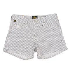 ヴィヴィアンウエストウッド アングロマニア×リーVivienne Westwood ANGLOMANIA×Lee 裏スクイグルヒッコリーショートパンツ 白紺24のサムネイル