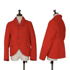 コムコム コムデギャルソンCOMME des GARCONS ピリングフェルト4Bジャケット 赤SSのサムネイル