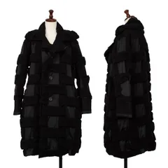 イッセイミヤケISSEY MIYAKE 3D織りコート 黒2のサムネイル