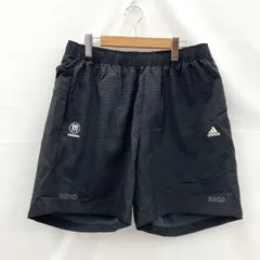 NEIGHBORHOOD × adidas ネイバーフッド アディダス ランショーツ FQ6817 新品同様 ショートパンツ 短パン ランニング トレーニング スポーツウェア 4XOサイズ 大きいサイズ メンズ ブラック ボトムス ★SS419のサムネイル