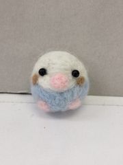 羊毛フェルト セキセイインコ メモリアルボールペン - メルカリ