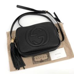 GUCCI SOHO ソーホー ショルダーバッグ 美品 レザー タッセル - メルカリ