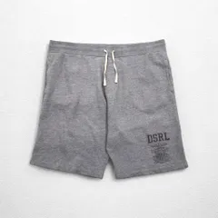 DENIM & SUPPLY RALPH LAUREN スウェット ショートパンツ ハーフパンツ L グレー 染み込みプリント DSRLのサムネイル
