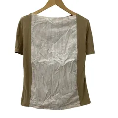 Y's ワイズ レディース カットソー SIZE 3 ベージュ×アイボリーのサムネイル