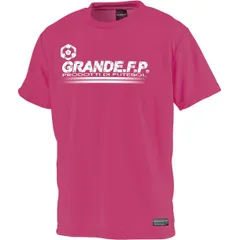 グランデ grande プロトタイプ.モノグラムドライメッシュT フットサル 半袖Tシャツ (gfph20035-2501)、PNK/WHTのサムネイル