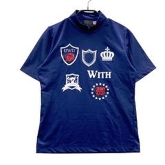 美品 ビームスゴルフ パープルレーベル 半袖 モックネックシャツ