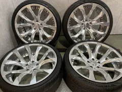 新品【LIONHART 295/30ZR22】夏タイヤ【WALD JARRET ジャレット J-11C 22インチ 10.5J5HPCD130+5】ランボルギーニ/ウルス等　(MTC110)のサムネイル