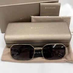 BVLGARI ブルガリ オクタゴンメタルフレームサングラス BV6125 67□18-140 アイウェア メガネ スクエア型 カジュアル 男女兼用 ゴールド ブラック 眼鏡 ★SS505のサムネイル
