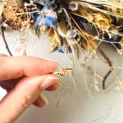 ViTA FINE JEWELRY K10PG ピーチトパーズ リング 11号 - メルカリ