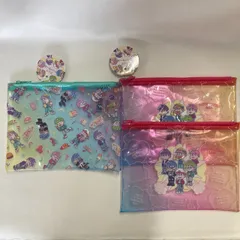【新品・未使用】おそ松さん　クリアフリーケース　ポーチ　3つセットのサムネイル