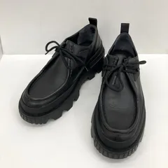 MONCLER モンクレール MON LOAFERS SHOES モンワラビー サイズ42 26cm相当 革靴 レザーシューズ カジュアル メンズ ブラック ★SS528のサムネイル