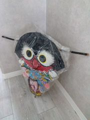 平岡兵次 作 平岡ばらもん凧 福江 長崎 81×51 伝統民芸 和凧 希少 作家 平岡兵次 作 平岡ばらもん凧 福江 長崎 81×51 伝統民芸 和凧 希少 作家