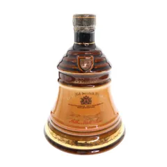 【古酒 レア】BELL'S ベル 12年 ファインオールド スコッチウイスキー 限定陶器ボトル 鐘 750mlのサムネイル