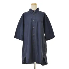【DRESSTERIOR】085-88075 抜き衿シャツ七分袖ワンピースのサムネイル