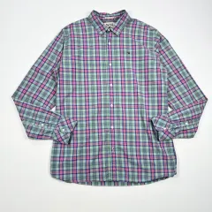 (L) Tommy Hilfiger トミーヒルフィガー ヴィンテージ CHECKPATTERN フランネル シャツのサムネイル