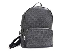 dunhill ダンヒル リュックサック シグネチャー  ダークグレー PVC レザー メンズ シルバー金具のサムネイル