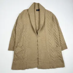 (レディース Sサイズ) ポロ ラルフ ローレン レディース ケープ ニット ケープ カーディガン