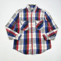 (M) Union made USA ヴィンテージ CHECKPATTERN シャツのサムネイル