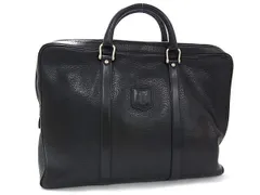 CELINE セリーヌ ビジネスバッグ マカダム ブリーフケース  - ブラック レザー メンズ ヴィンテージ M09 シルバー金具のサムネイル