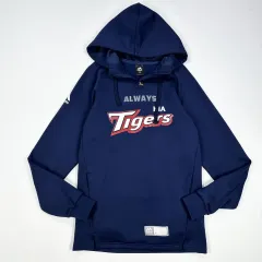 (2XS) マジェスティック KIAタイガース レディース ロング フーディー Tシャツ ネイビーのサムネイル