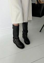 nyxu Studs long boots スエード ロングブーツ - メルカリ